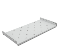 Qoltec Półka do szafy RACK stała 490x250 szara - 1329973 - zdjęcie 2